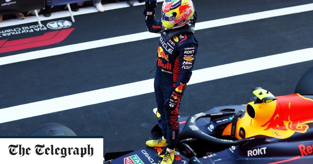 Red Bull back on top after Sergio Perez takes win