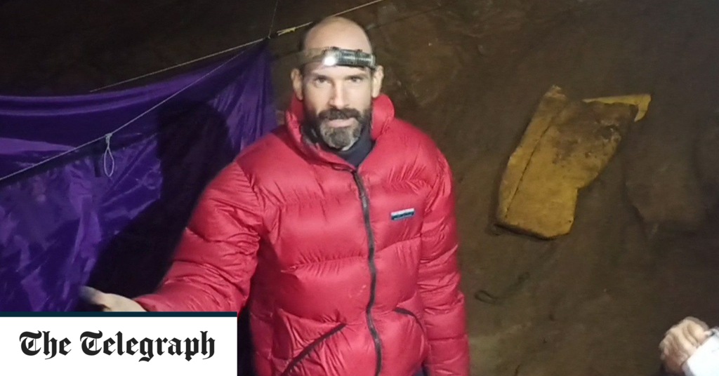 Trapped explorer Mark Dickey pulled to safety